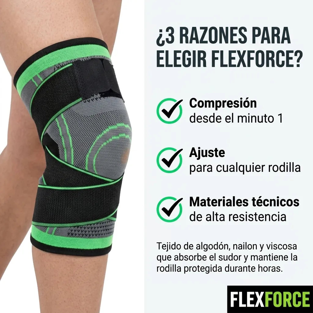 Di adiós al dolor de rodilla con FlexForce