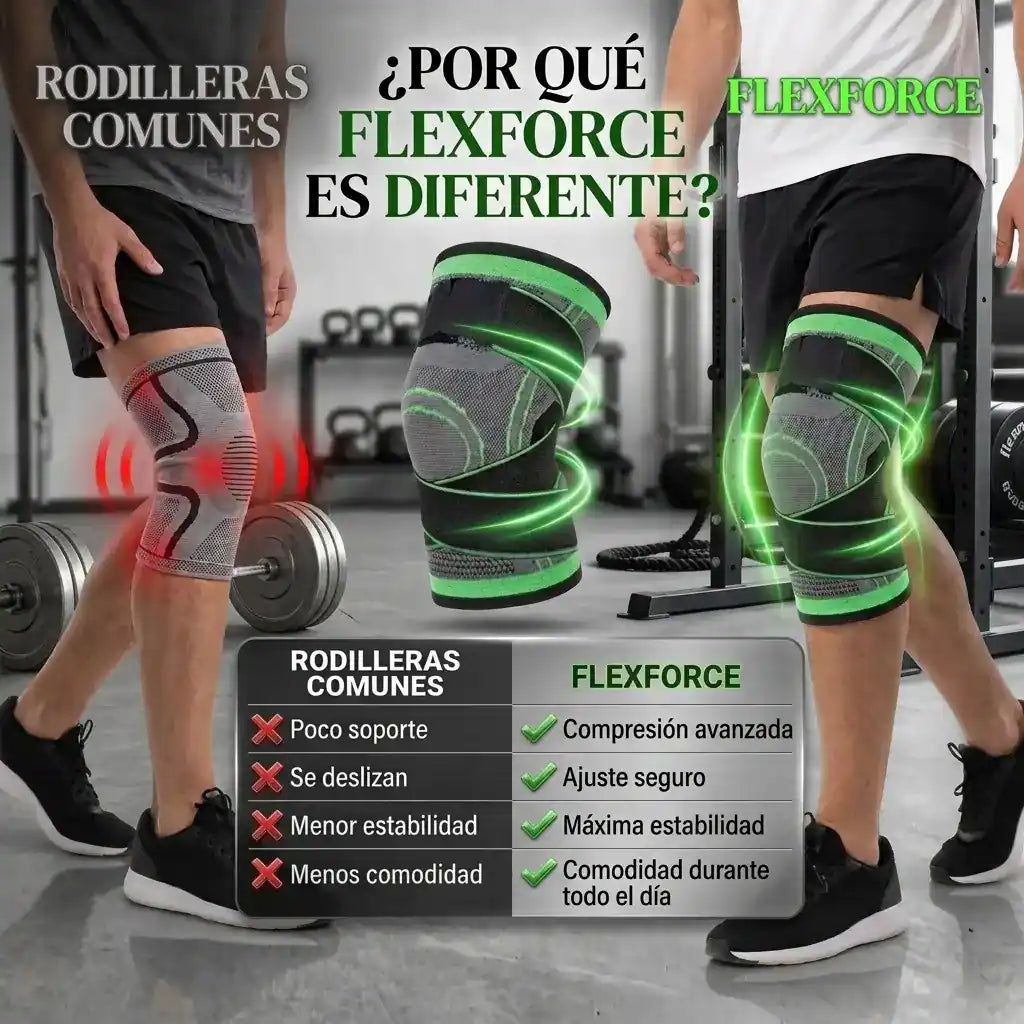 Di adiós al dolor de rodilla con FlexForce